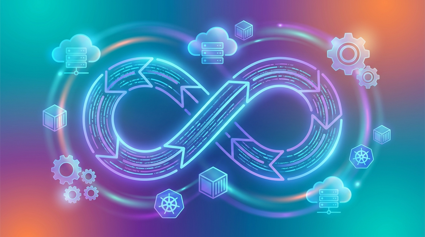 DevOps course 2026 roadmap tools and certifications illustration